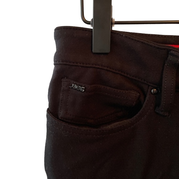 JOE'S JEANS Black Ankle Ponte Pants Knit Soft the Charlie Ankle Skinny Pants - Picture 4 of 7